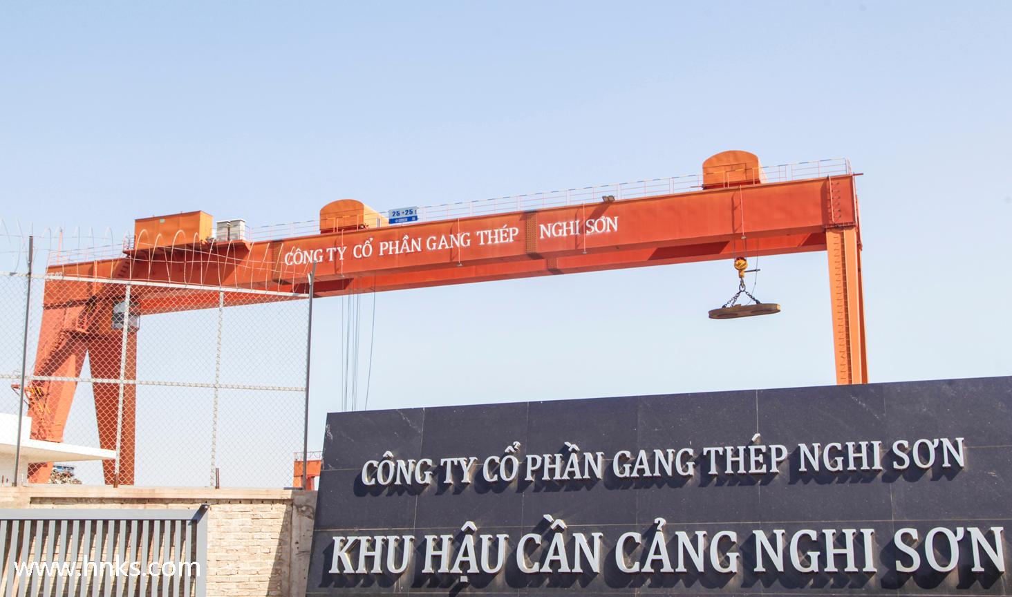 河南礦山60臺起重設備助力越南宜山鋼鐵集團建設！