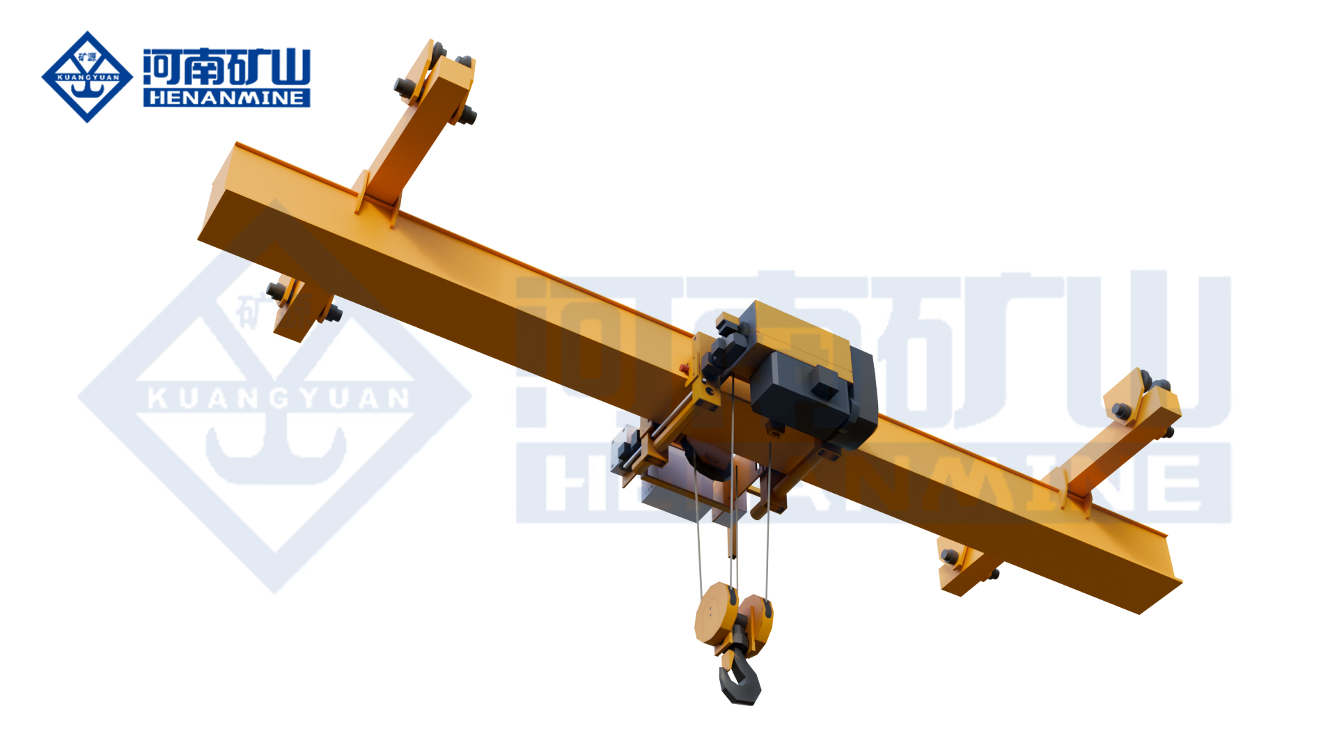 新型电动单梁悬挂起重机3