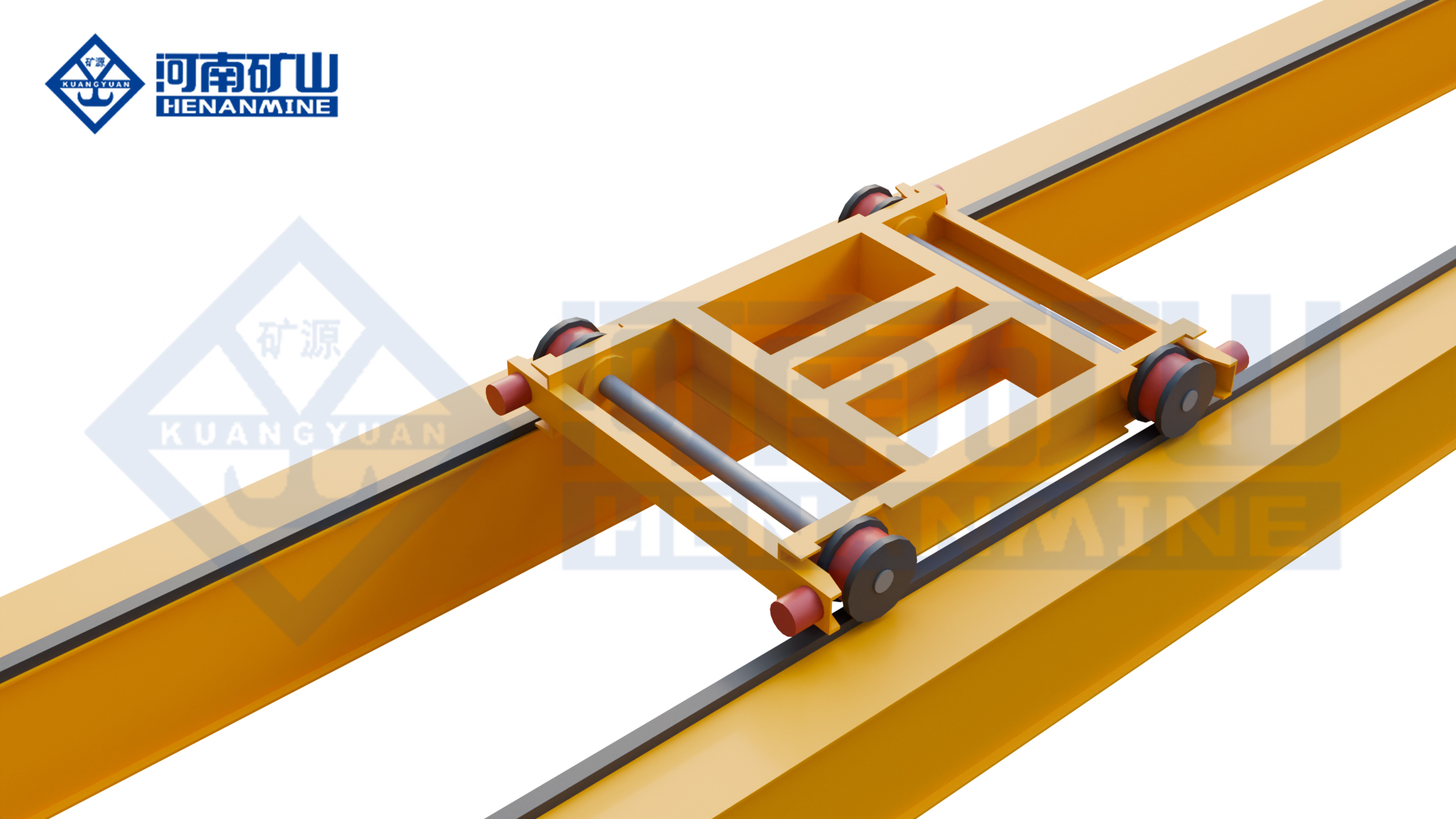 新型电动双梁悬挂起重机2