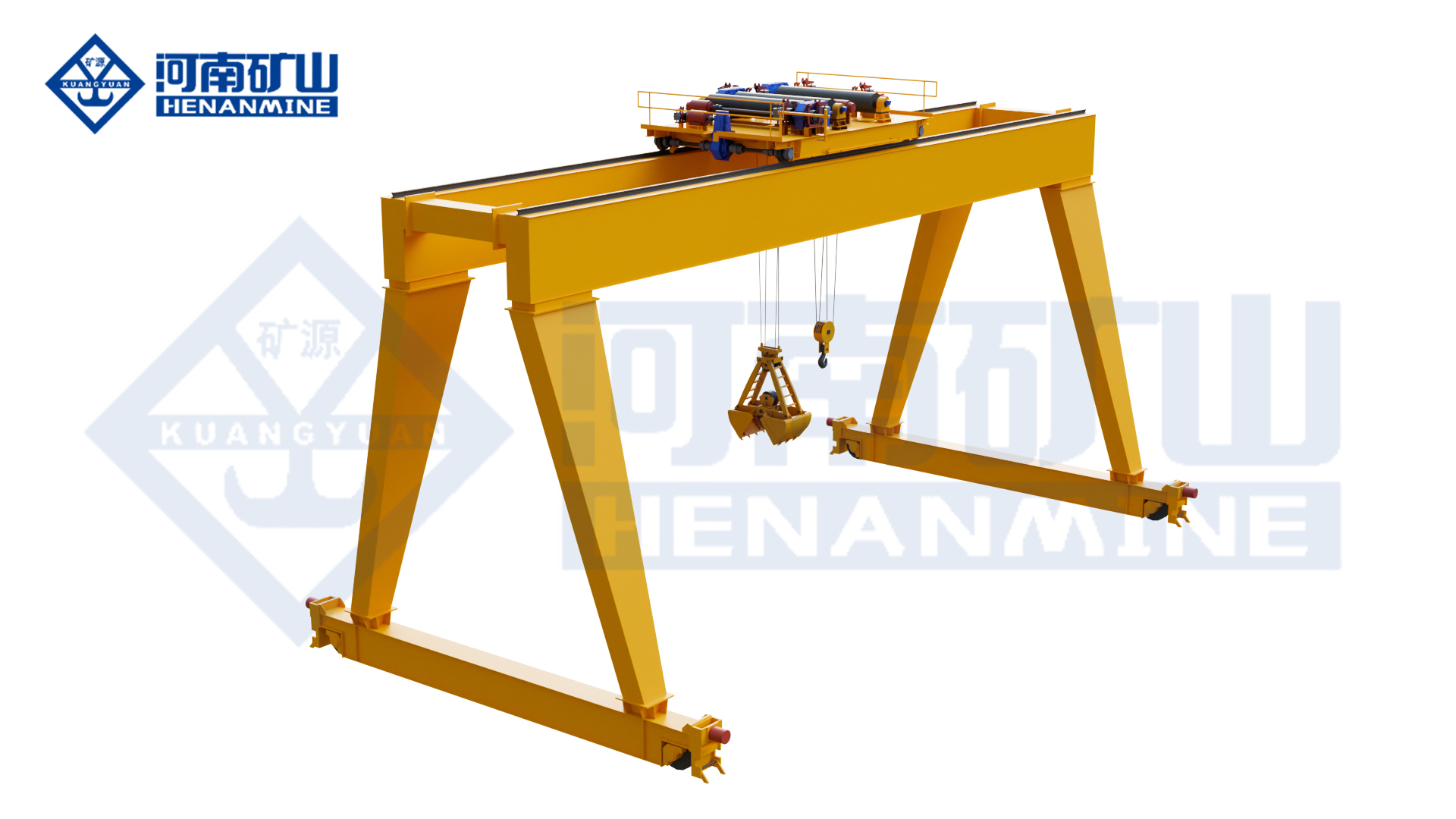 抓斗吊钩两用门式起重机2