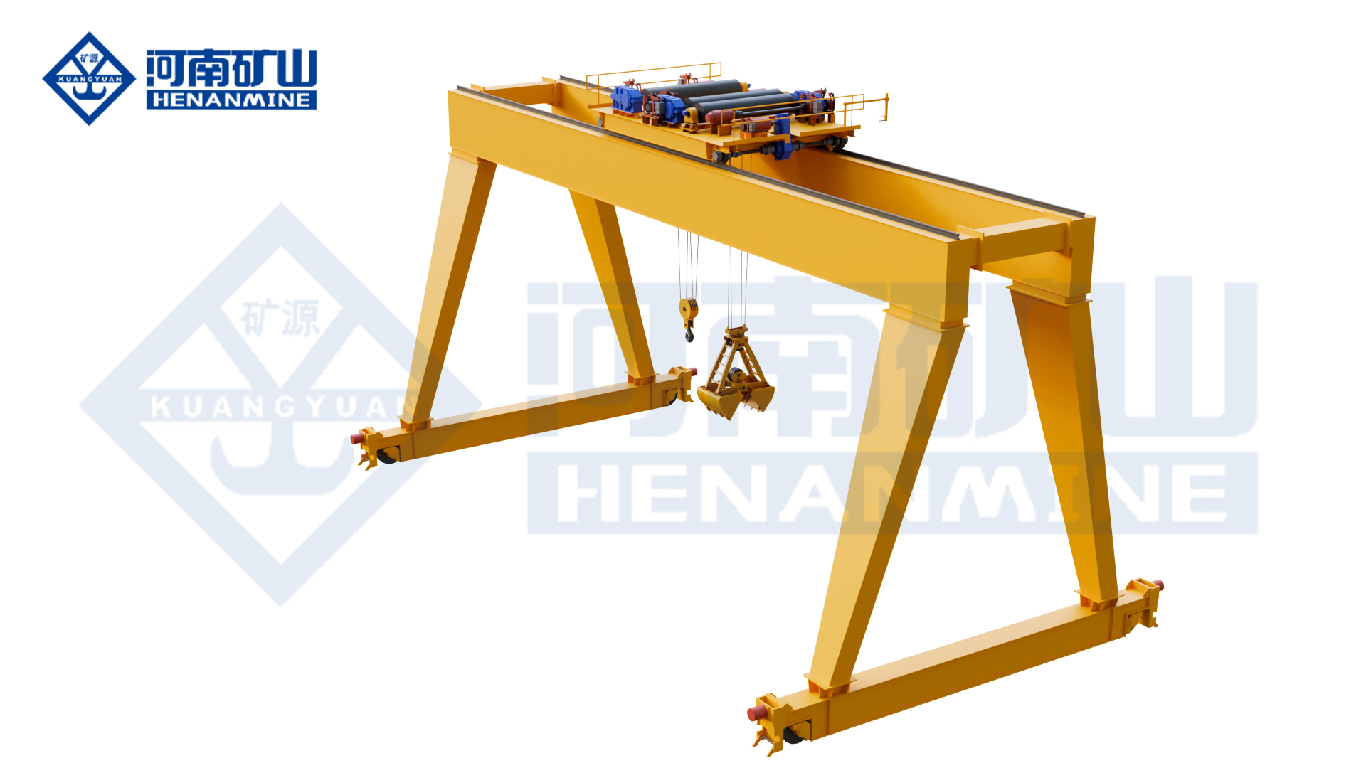 抓斗吊钩两用门式起重机3