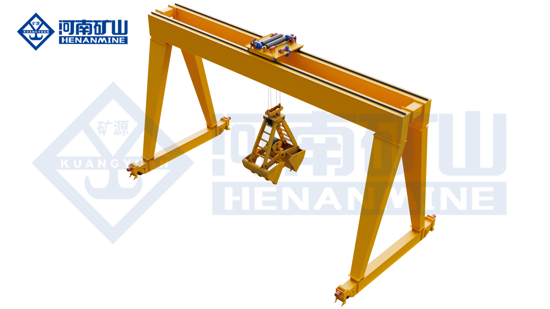 抓斗门式起重机2