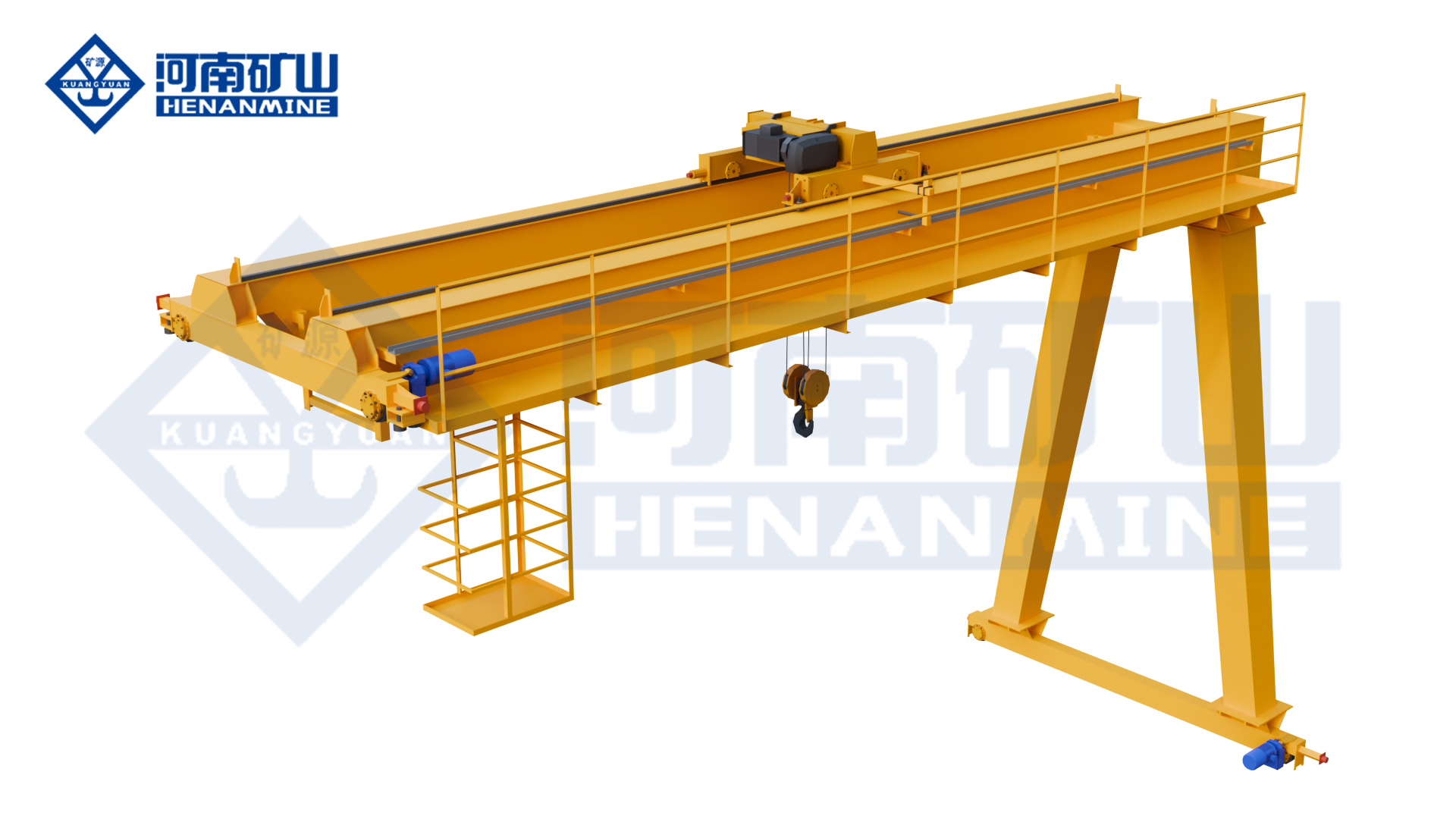 新型双主梁电动葫芦半门式起重机1